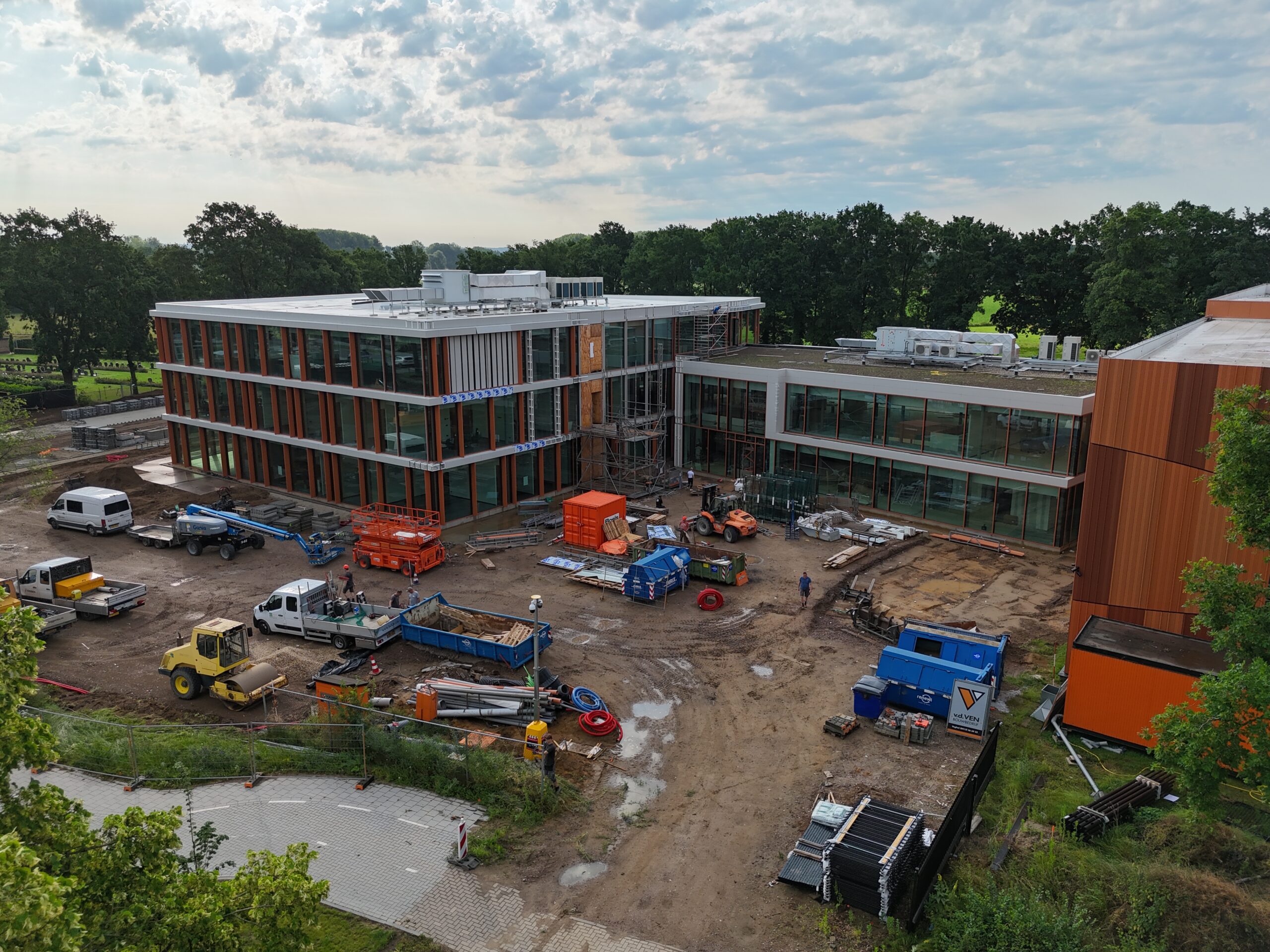 aluminium gevelbouw vlodrop project